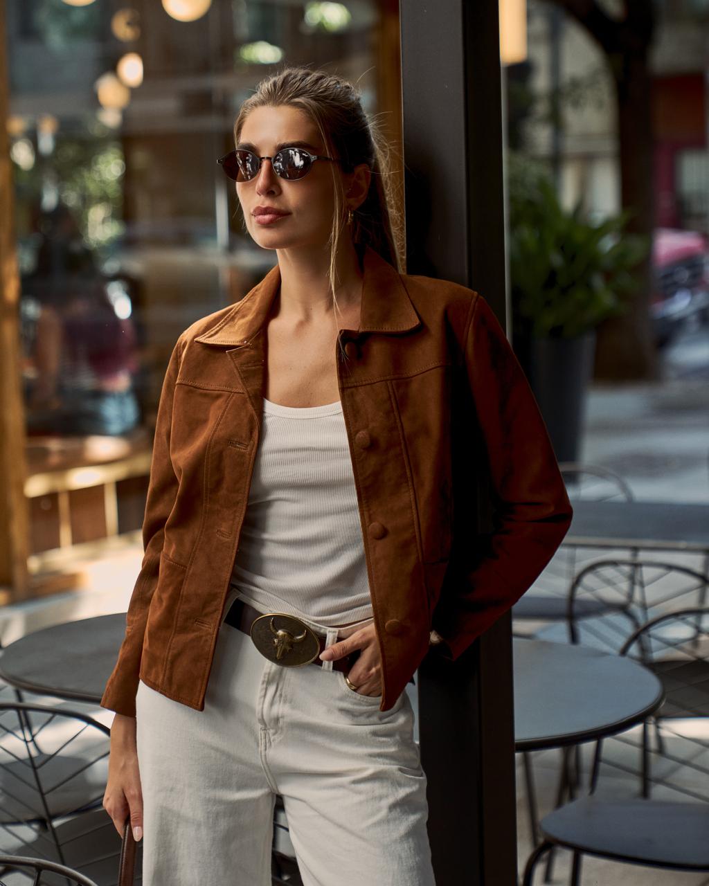 CAMPERA PARIS DE GAMUZA